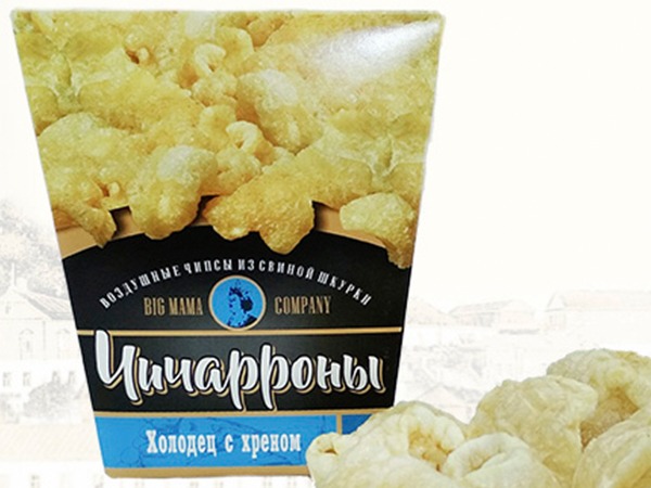 Чичарроны со вкусом холодца и хрена в Уссурийске