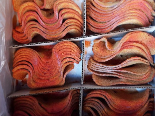 Семга теша (брюшки) холодного копчения: Ресторанные гренки с паприкой