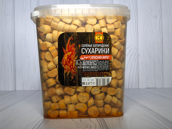 Сухарики с красной икрой в Уссурийске