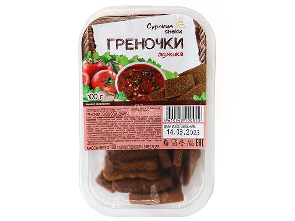 Сурские гренки с Аджикой (100 гр) в Уссурийске