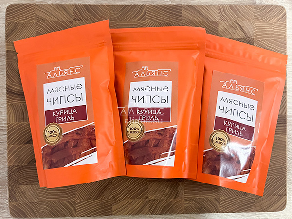 Мясо (АЛЬЯНС) вяленое курица "Гриль" 50 гр. в Уссурийске