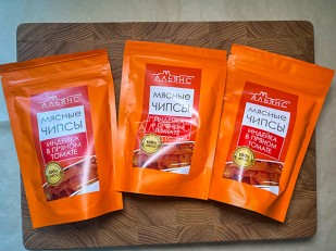 Диспенсеры для снеков: Мясо (АЛЬЯНС) вяленое индейка 