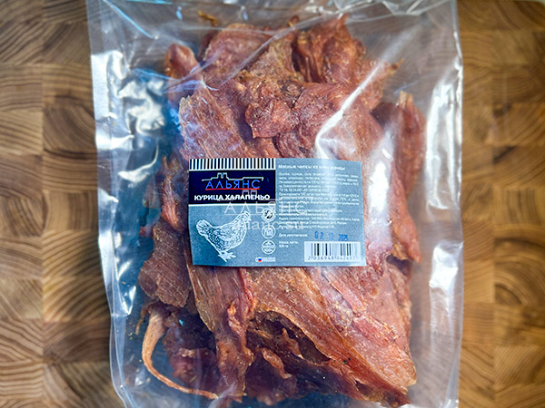 Мясо (АЛЬЯНС) вяленое курица 500гр "С халапеньо" в Уссурийске