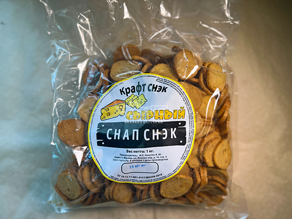 Снапсы ПШЕНИЧНЫЕ "Сыр" в Уссурийске