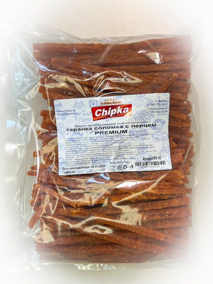 Таранка с перцем (соломка) (Chipka ПРЕМИУМ) в Уссурийске