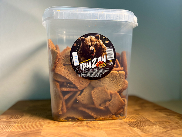 Ведро Ржаные гренки со вкусом Крылышки Барбекю (1 кг) в Уссурийске