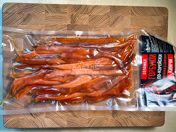 Горбуша соломка по-корейски в Уссурийске