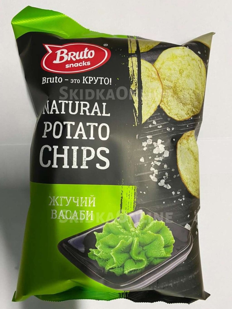Картофель «Бруто» со вкусом васаби 130 гр. в Уссурийске