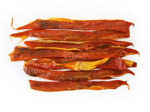 Сырок вяленый: Горбуша теша (брюшки) холодного копчения